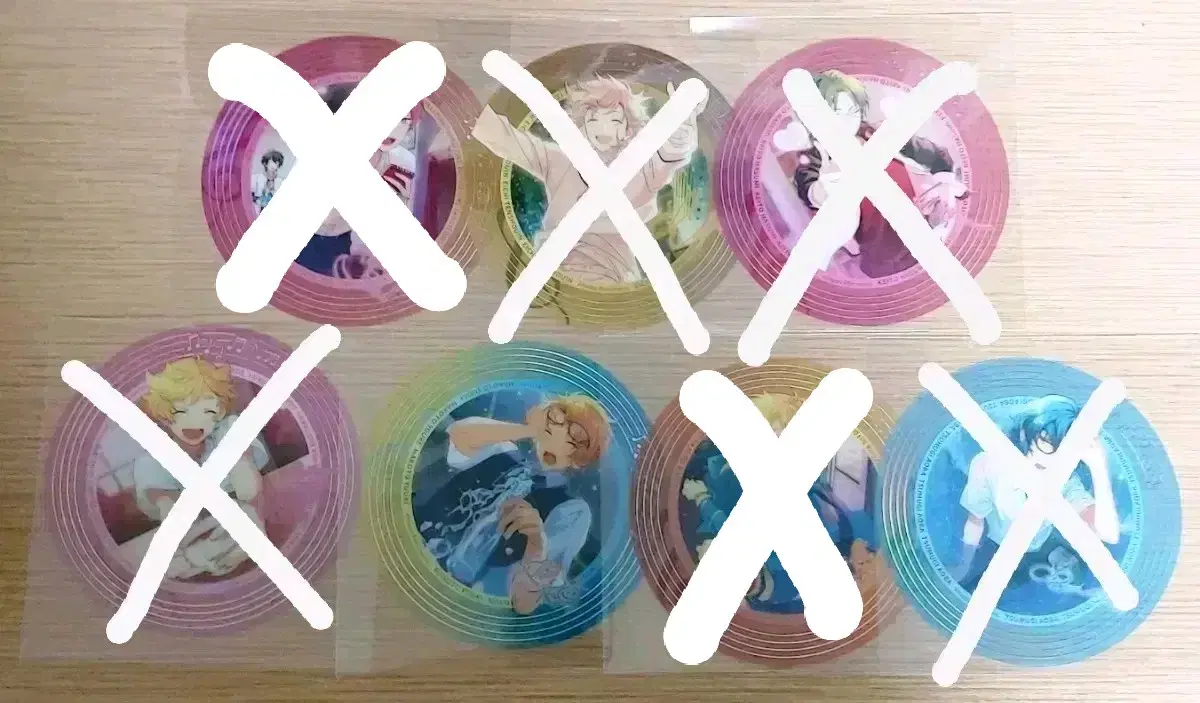 Enstar naco cookie collaboration record clear card record card Makoto