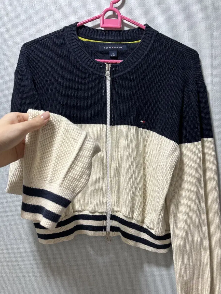 Tommy Hilfiger Waffle Knit Zip Up