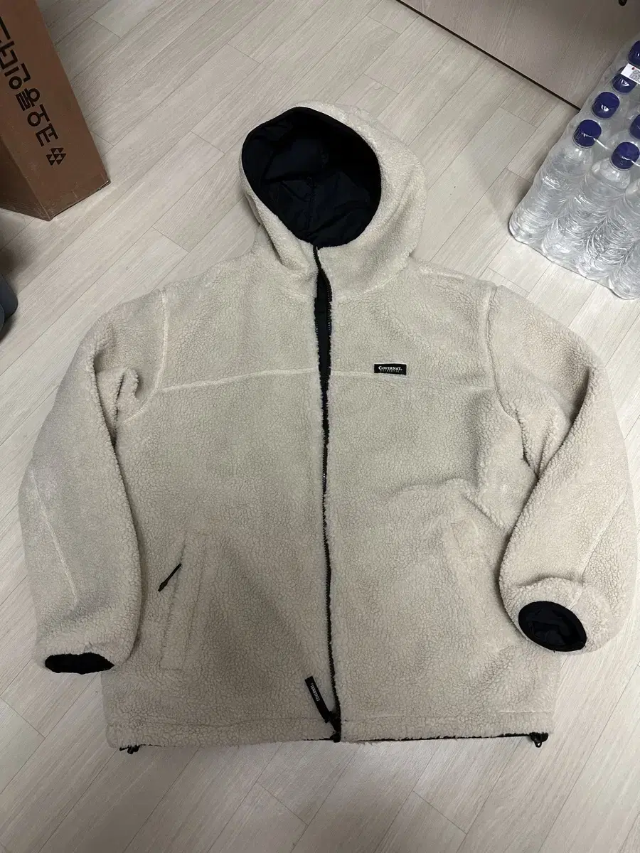 [Genuine] Covernat Fleece Reversible Hooded Jumper