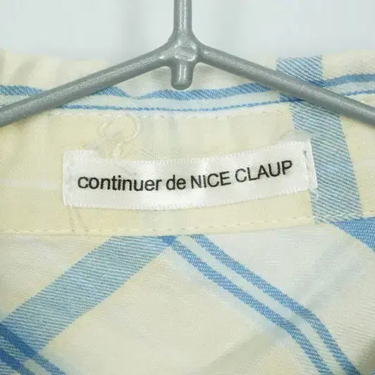 <b>CONTINUER DE NICE CLAUP</b> 코튼 체크 셔츠