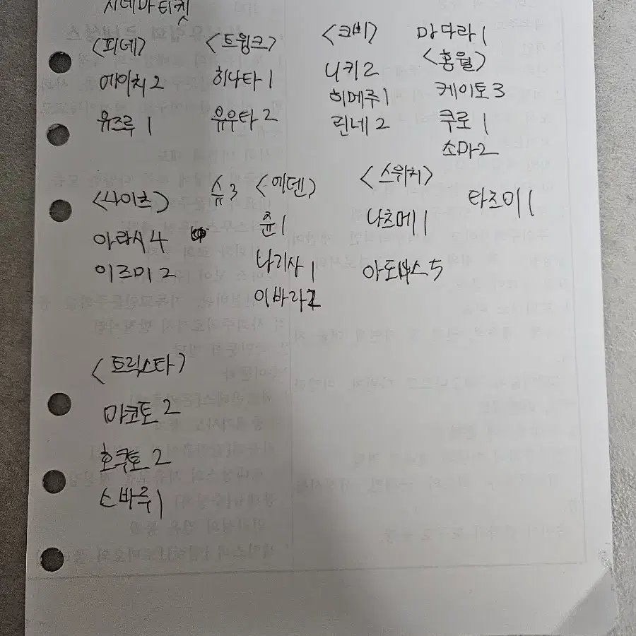 레코드티켓 교환/양도합니다.