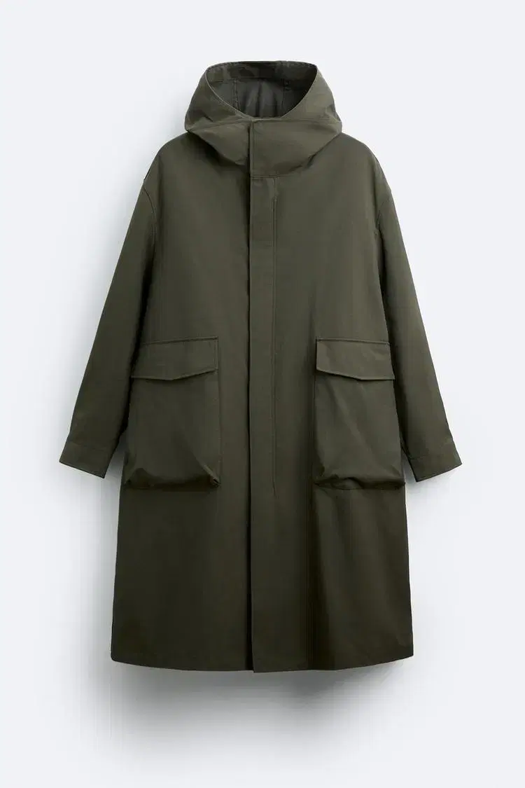 (NEW) Zara Slit Long Parka L-XL