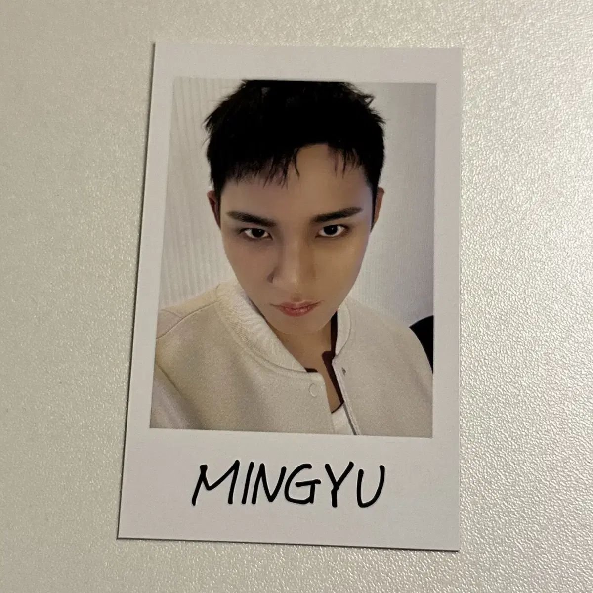 SEVENTEEN Follow Against Japan Instant Photo Card Mingyu