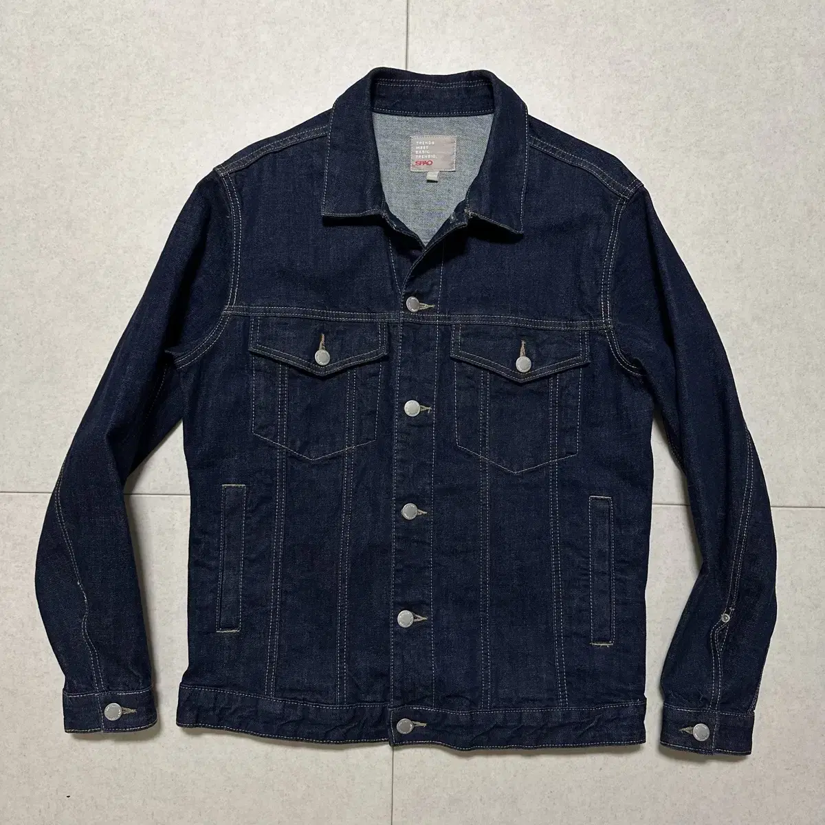 [size 100] spao walk denim jacket raw jeans