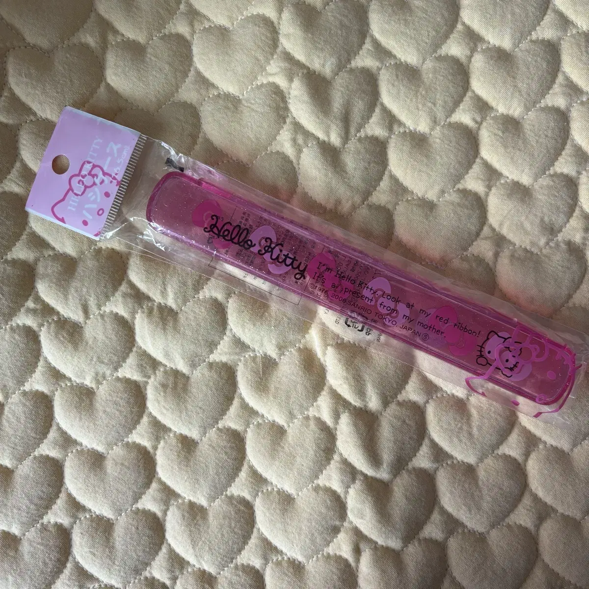 Quick sale) 2006 Classic Hello Kitty Chopstick Case Storage Box WTS