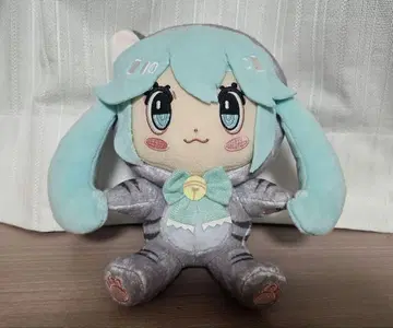 하츠네 미쿠 봉제 인형 고양이 파티