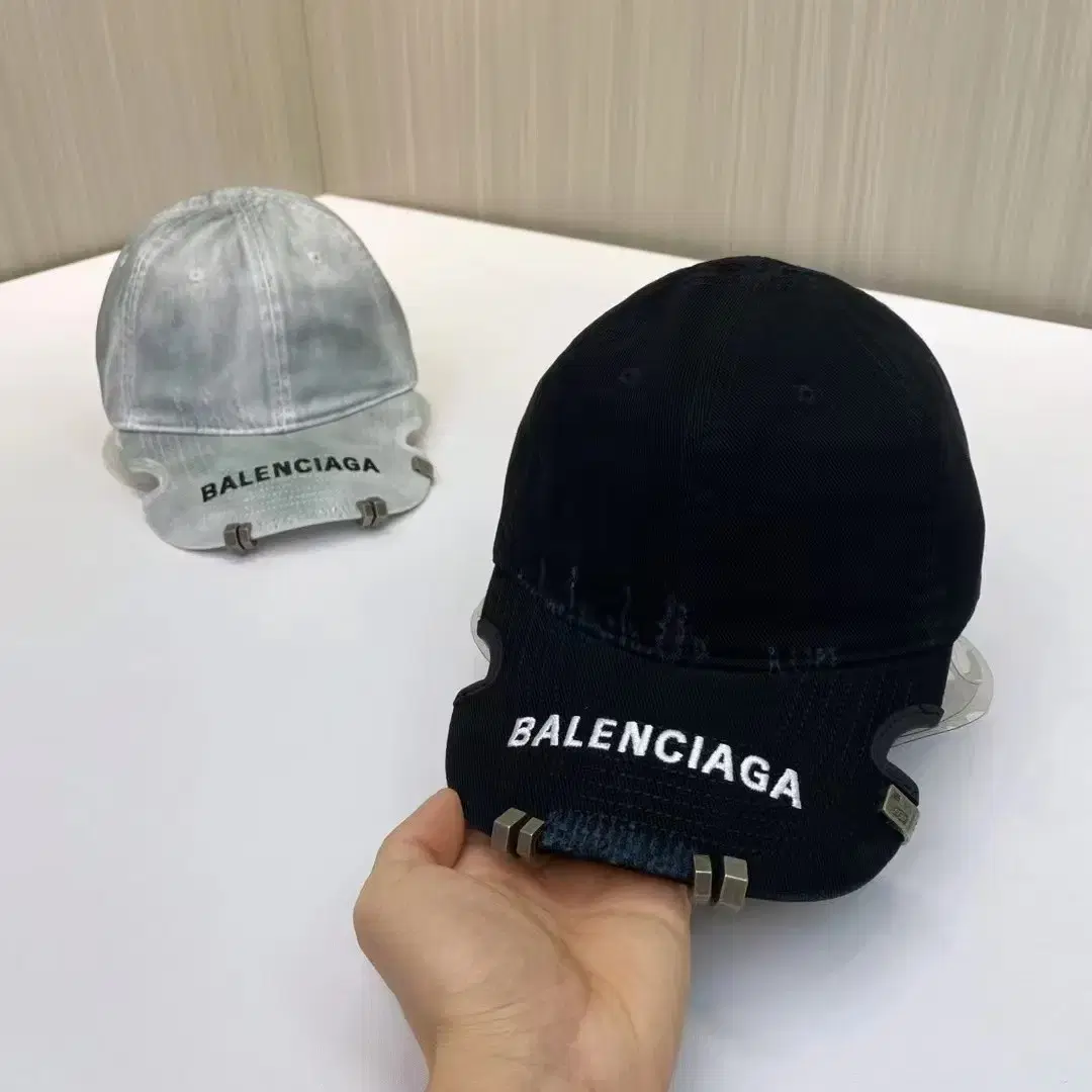 Balenciaga영국 스타일 남녀공용 야구 모자 검은색