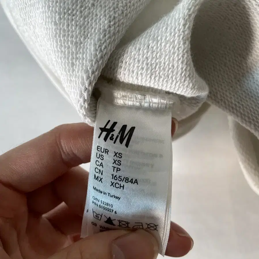 [XS] H&M 마르지엘라 트롱프뢰유 스웻셔츠