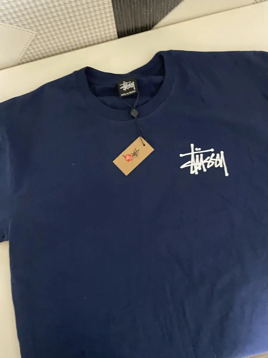 Stussy Basic Short Sleeve Navy