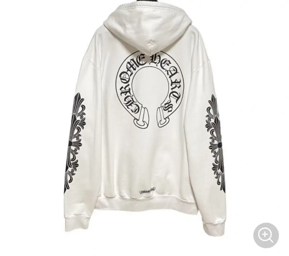 Chrome Hearts Horseshoe Floral Hoodie XL New