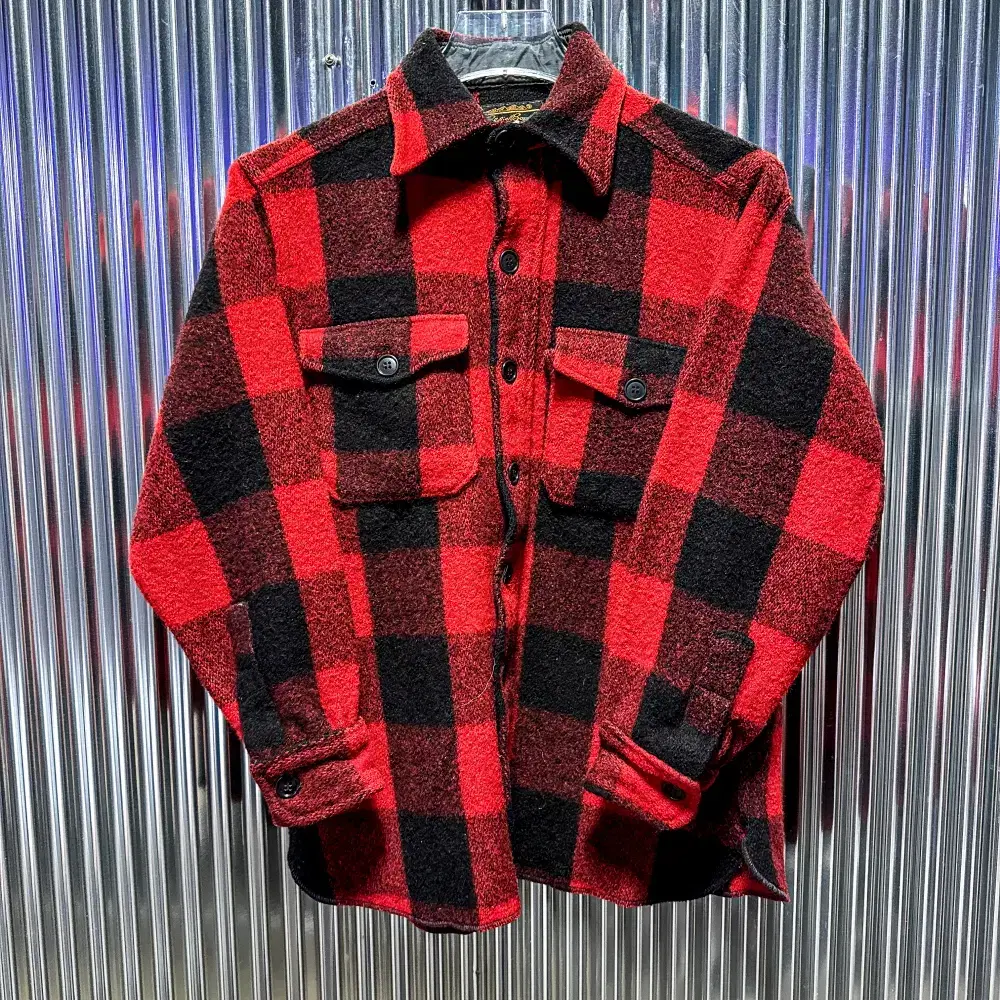 drv buffalo wool check shirt (domestic M) CE594