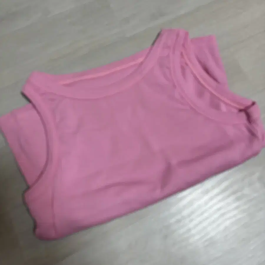 아르아율 Cotton sleeveless top - pink