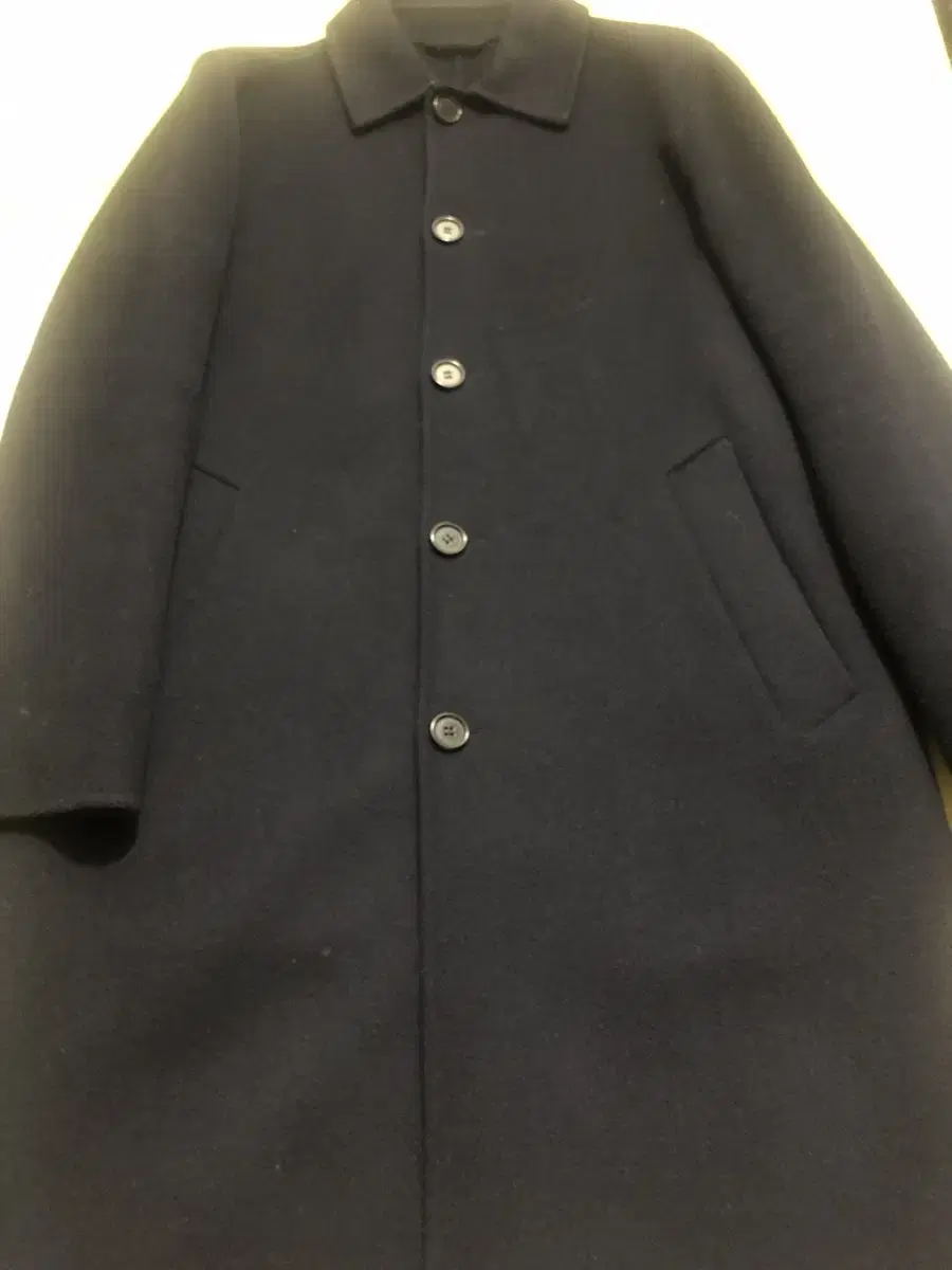 ARKET Navy Wool Coat