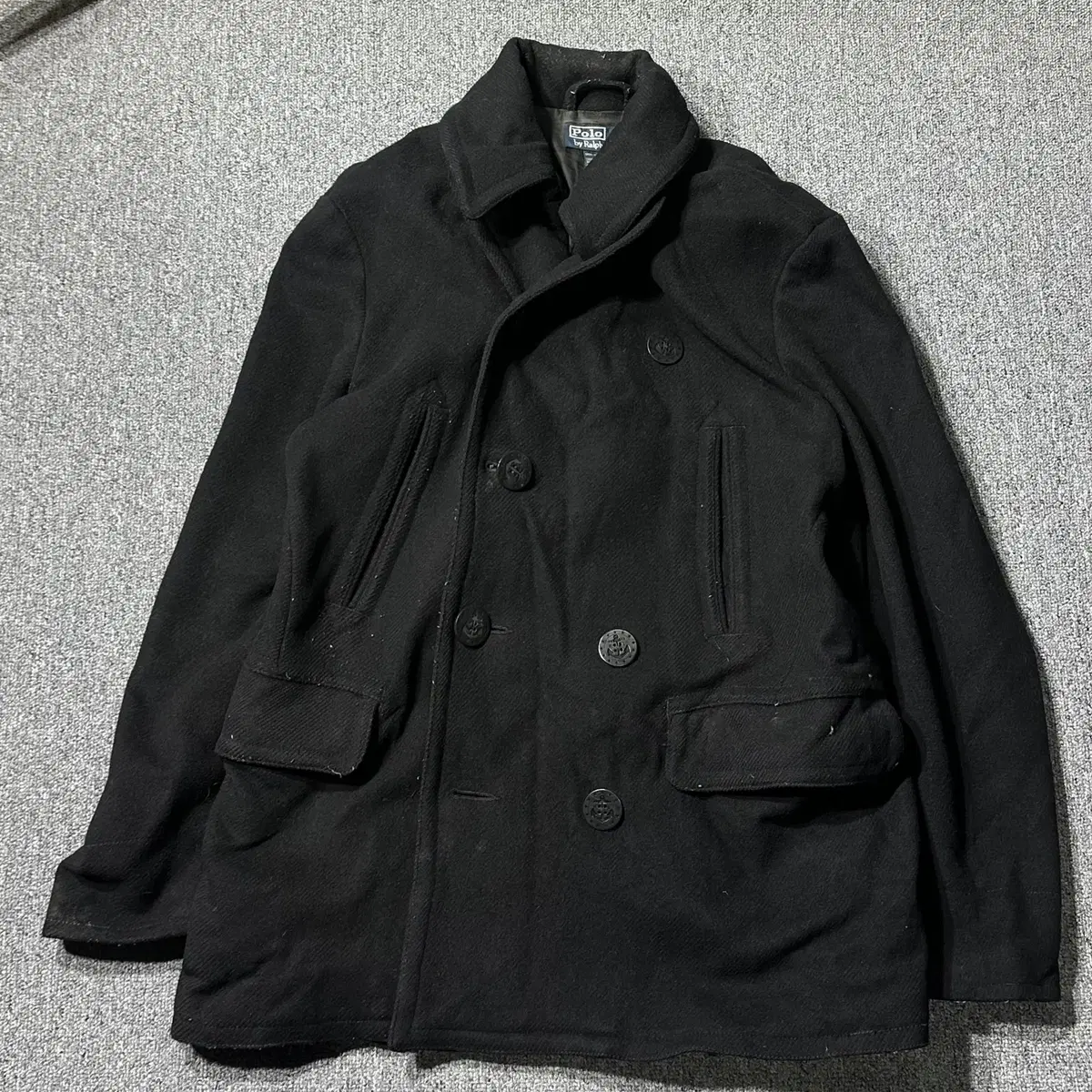 POLO COAT Black