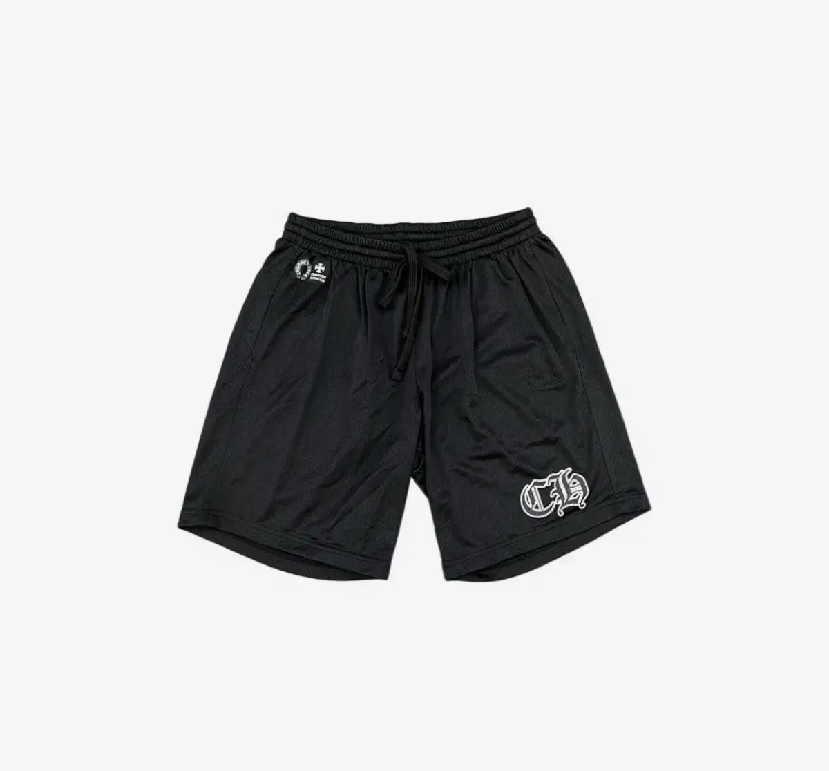 [M] Chrome Hearts Mesh Varsity Shorts Black New