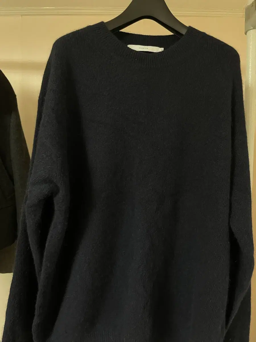 shirter navy knit msize