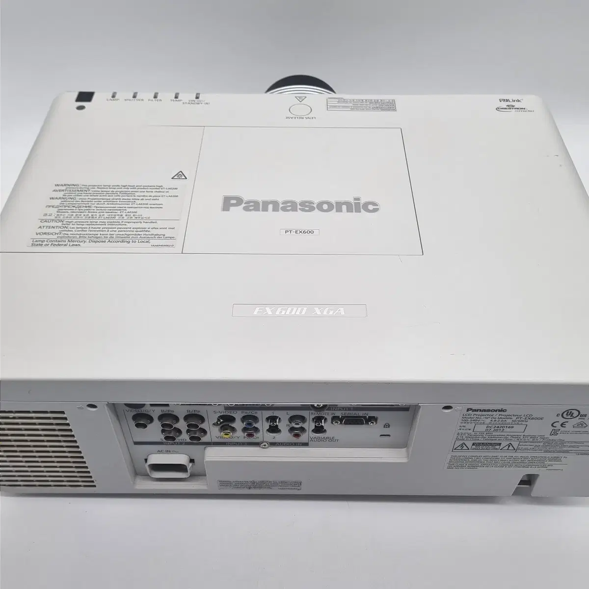 파나소닉 PT-EX600 6000안시 XGA 중고 빔프로젝터