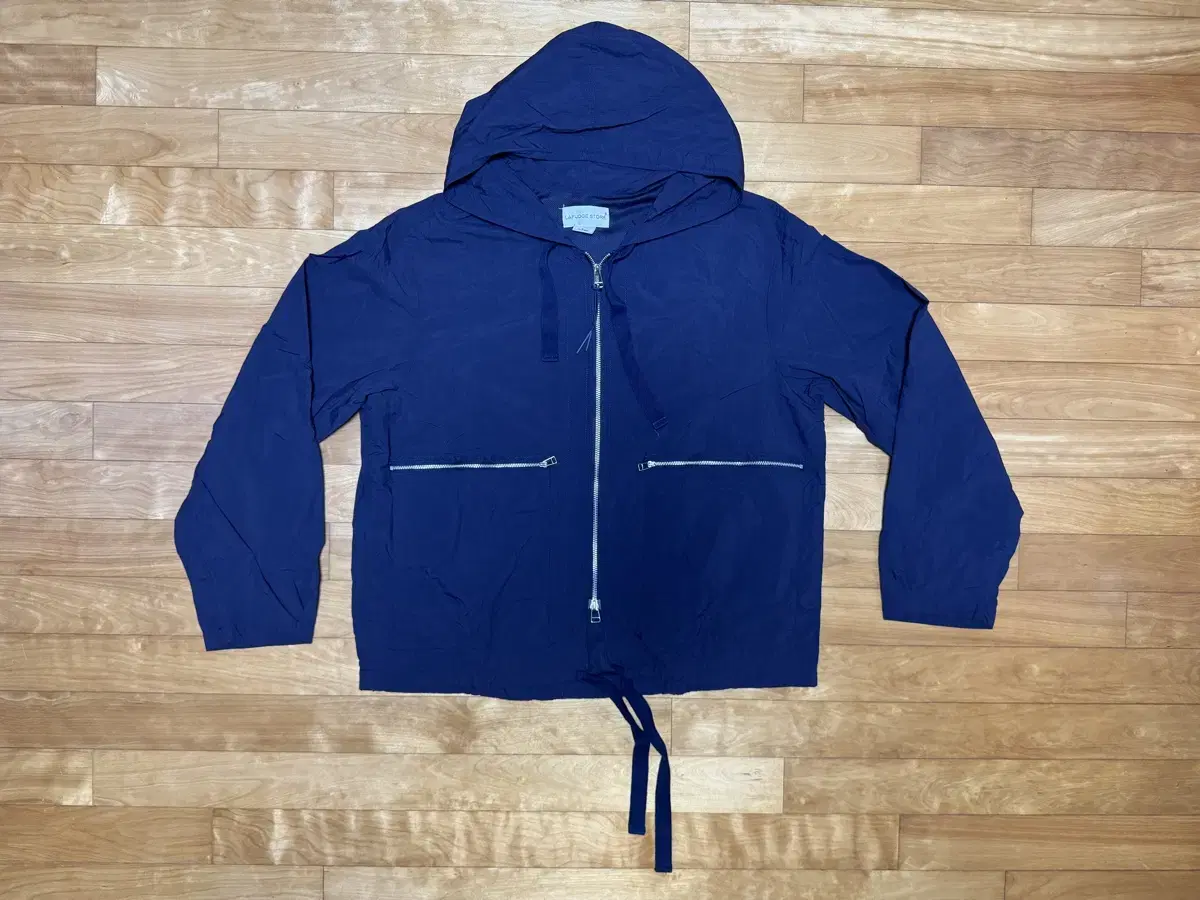 [L] Rafferty Store Packable Hooded Windbreaker Navy