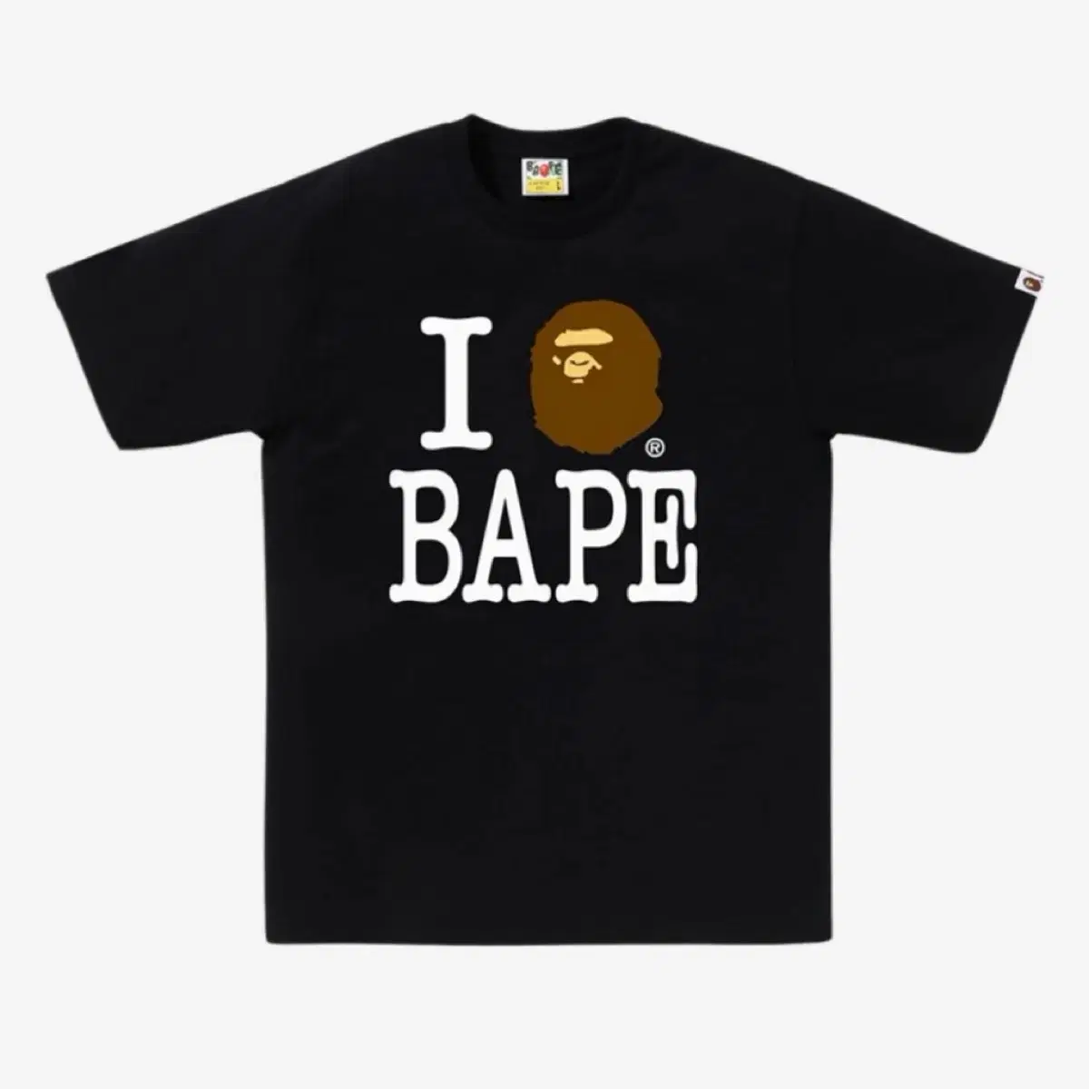 베이프 i love bape 티셔츠 블랙