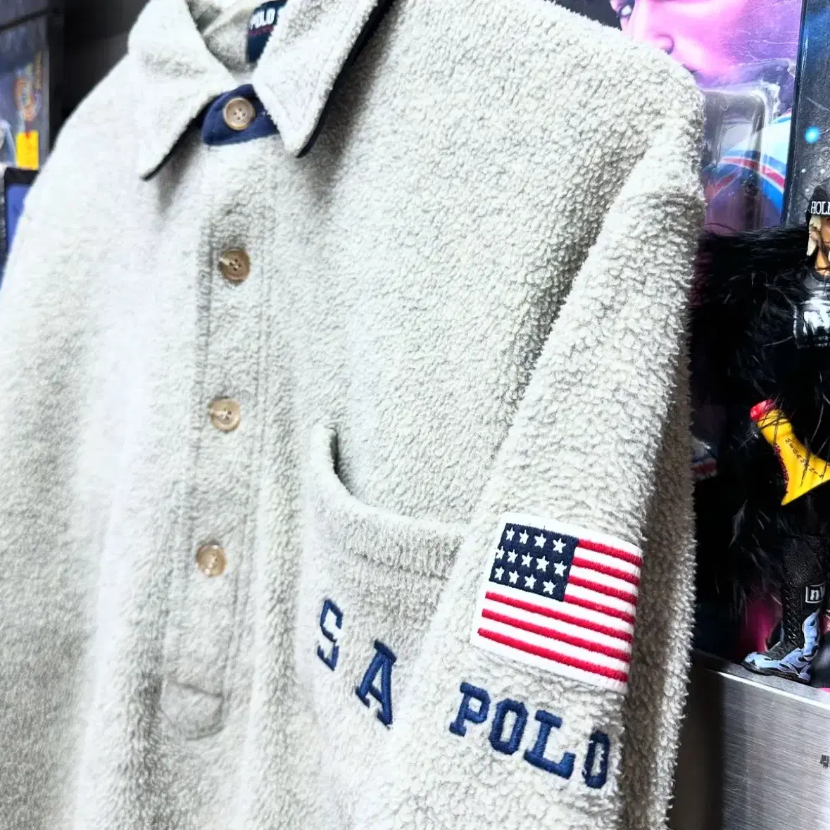 90S POLO SPORT USA FLAG FLEECE 폴로스포츠