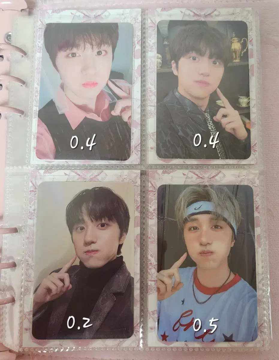 sf9 chani photocard