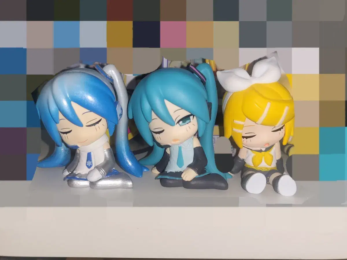 Vocaloid Hatsunemiku Kagaminerin Shoulder Thump Kubuk Figure