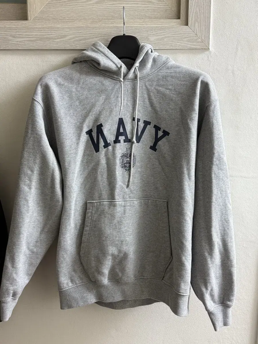 Espionage Naval Academy Hooded Sweatshirt: Gray / M