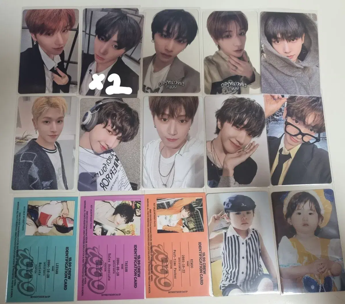 boynextdoor boynextdoor myung jaehyun riwoo taesan leehan woonhak photocard bulk Sell