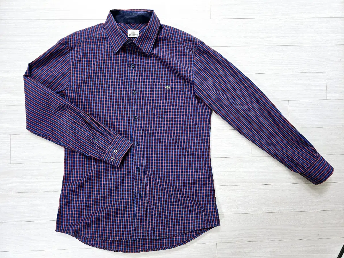 Lacoste Gingham Check Shirt for Men L