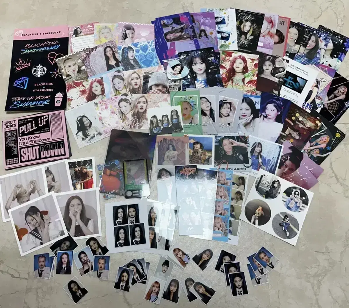 black pink unofficial goods bulk sell per