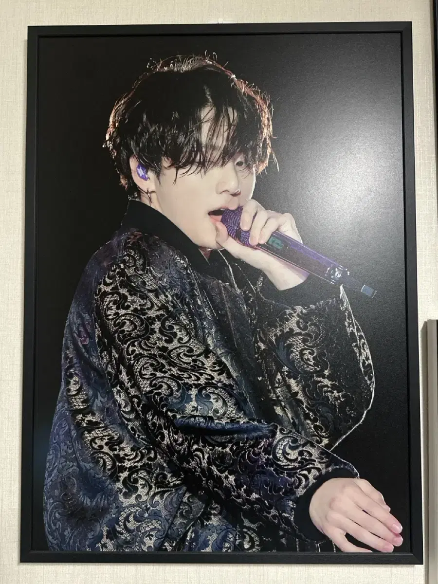 Jungkook High Definition Framed Picture Frame (Size A2)