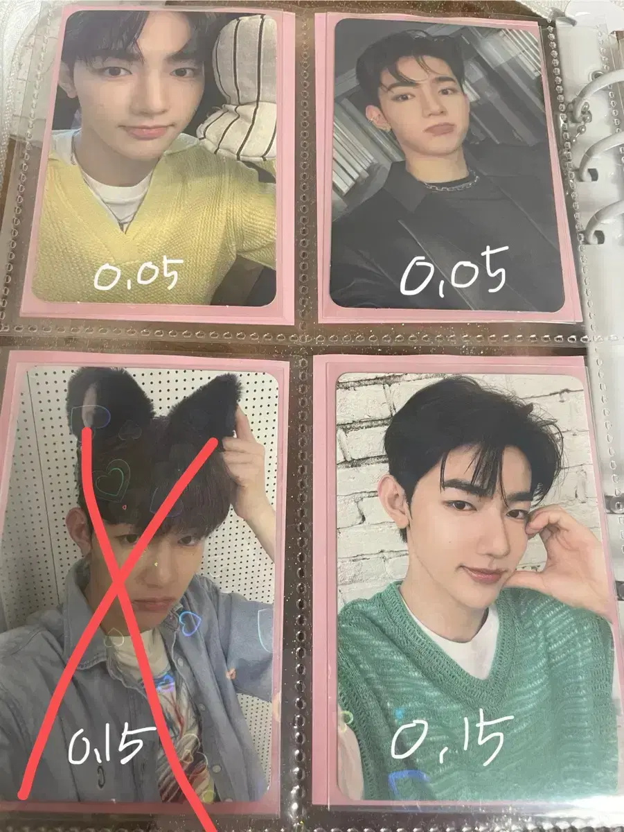 Zhang Hao photocard sells *photocard market price