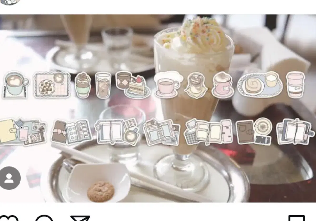 [Sosohihi] Milk coffee / diary keys cut tape small portion to sell