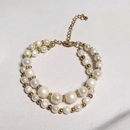 2-row pearl stylish bracelet