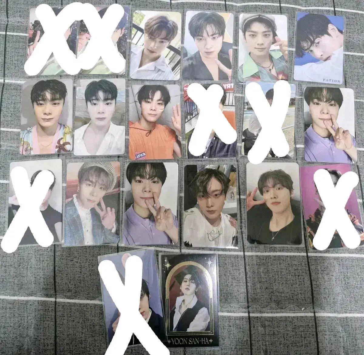 Astro photocard mj jin jin cha eunwoo moonbin rocky Yoon Sanha