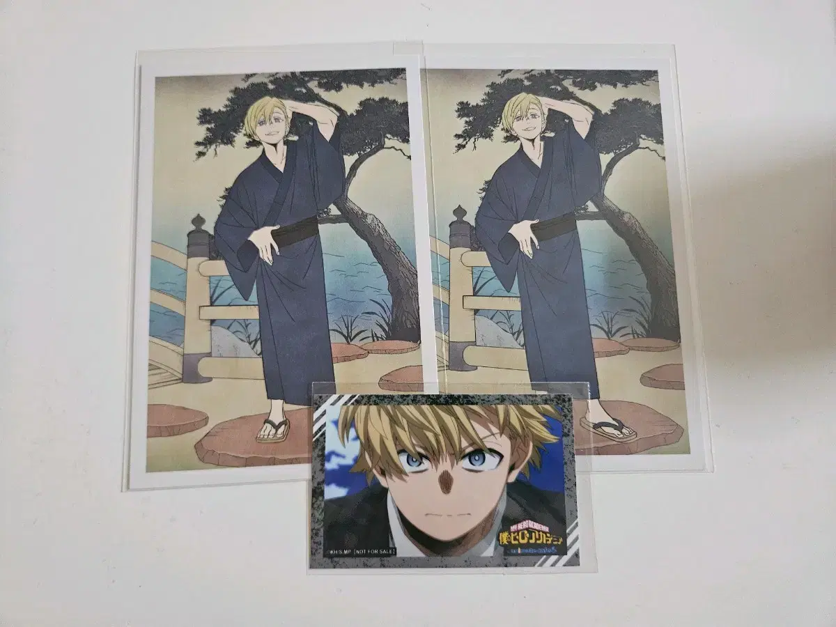 My Hero Academia Hiroaka Yukata Animate pre-order benefit postcard Monoma