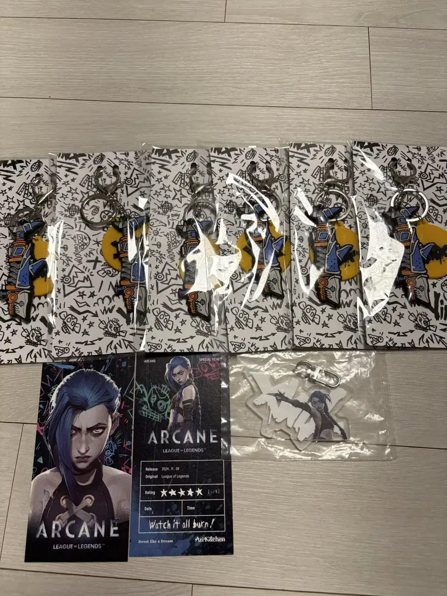 Limited Edition Arcane Jinx keyring PhotoTickets sealed New