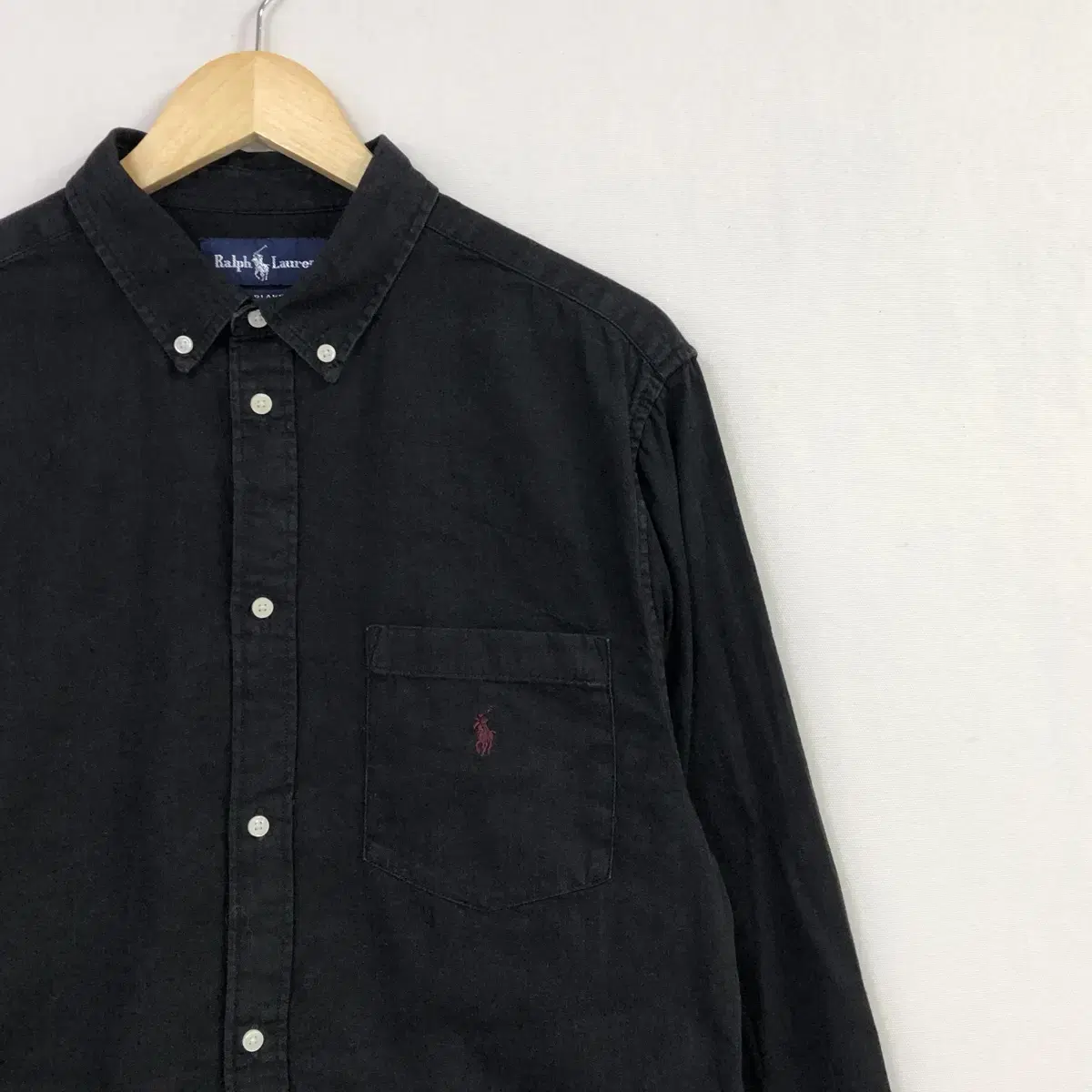 M Polo Black Denim Shirt