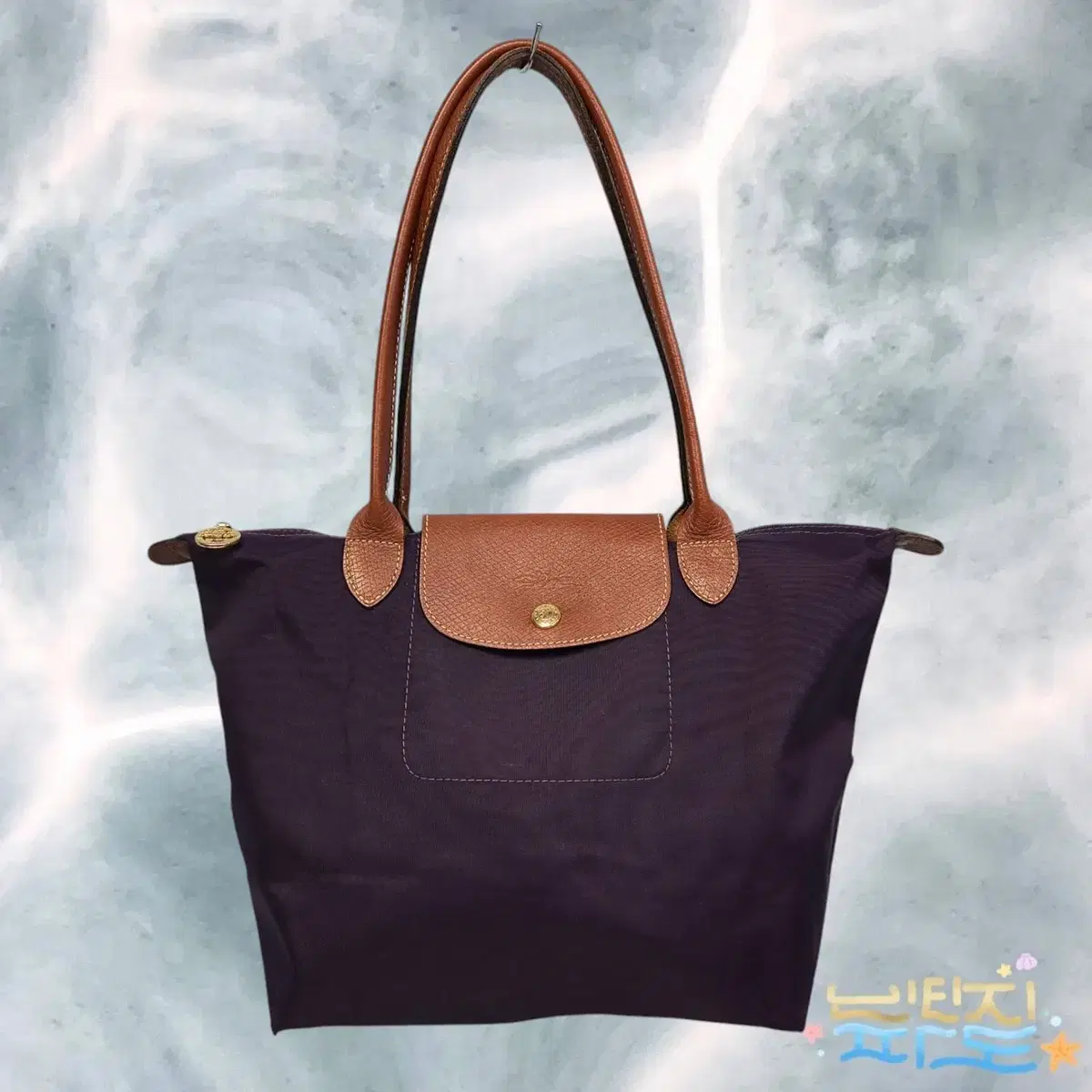 LONGCHAMP 롱샴 르플리아쥬 백 퍼플