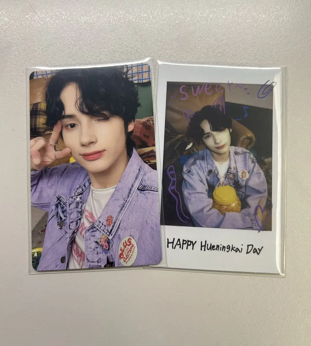 txt hueningkai photocard per