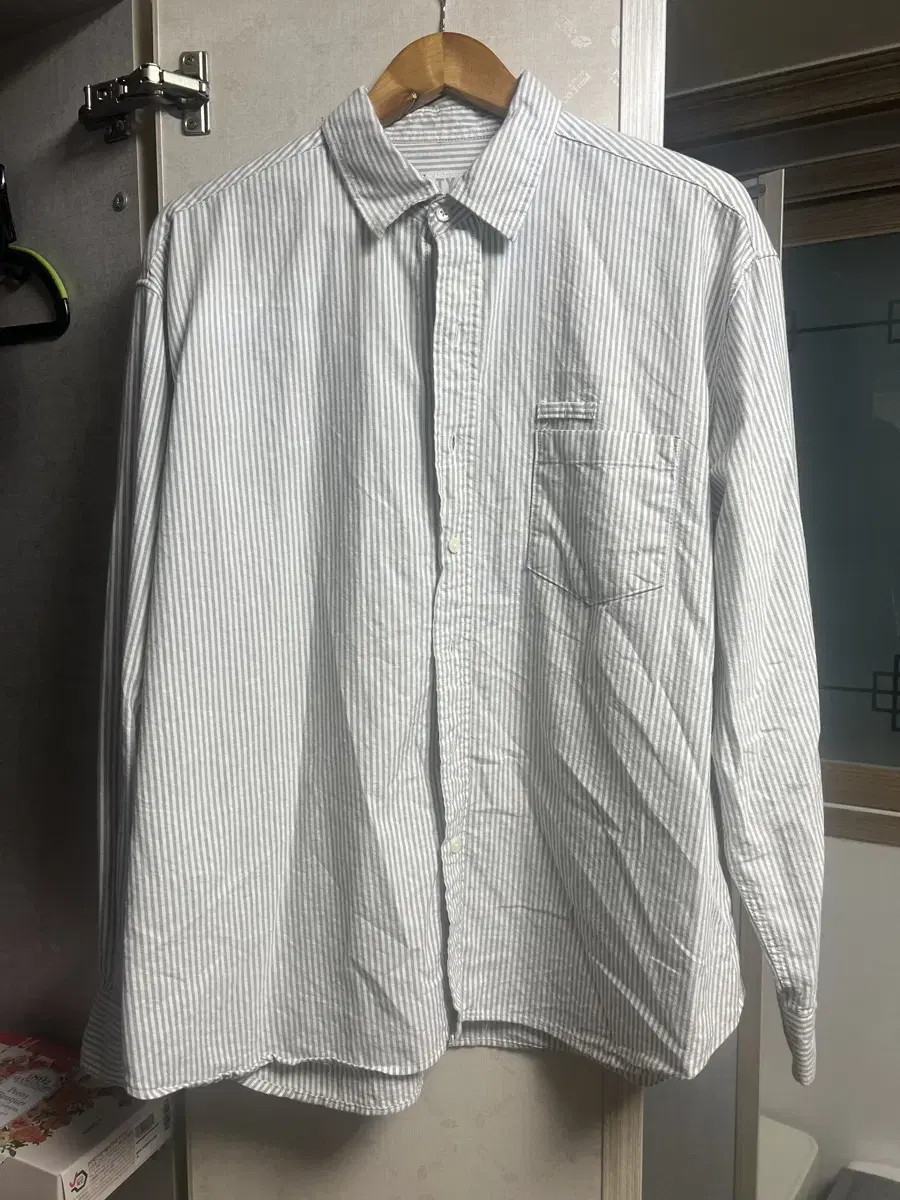 Tommy Hilfiger All-Day Striped Shirt L Gray