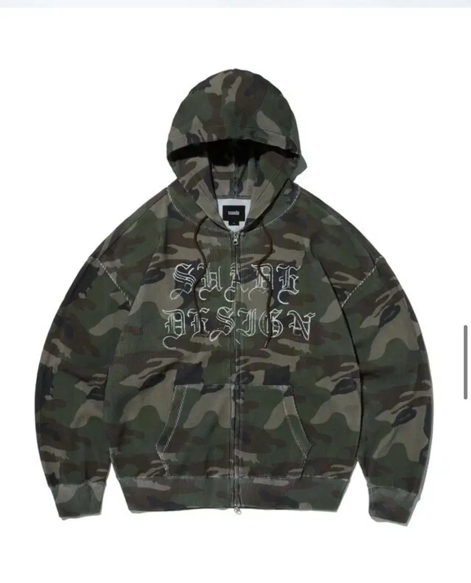 스웨이드 THERMAL CAMO HOOD ZIP UP [CAMO]