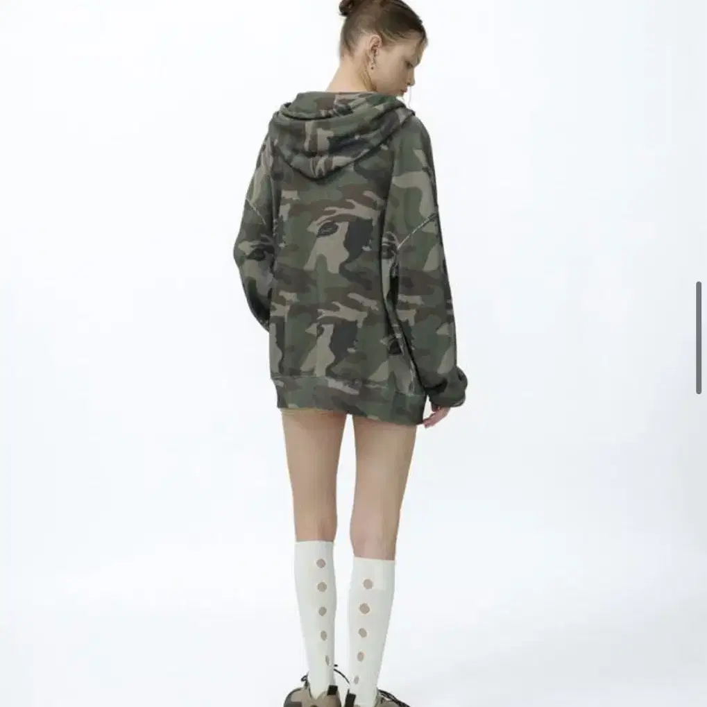 스웨이드 THERMAL CAMO HOOD ZIP UP [CAMO]