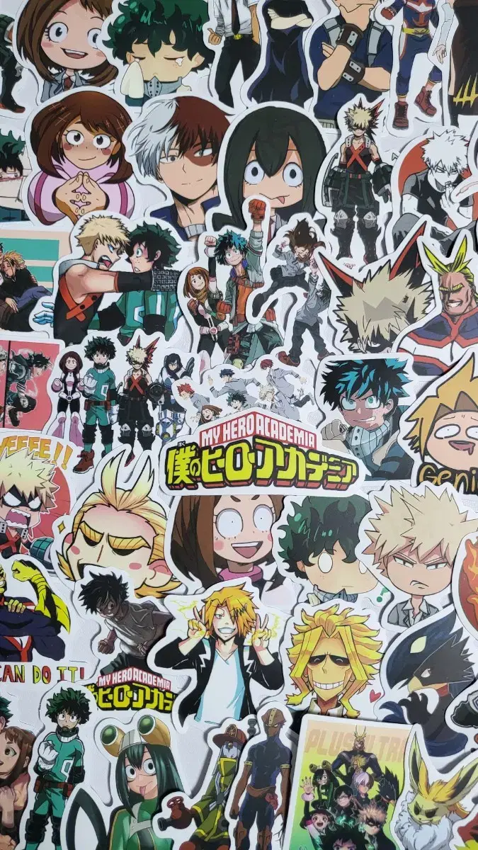 Nahiro Color sticker AnyinCut Midori Todoroki Bakugo Waterproof Sticker