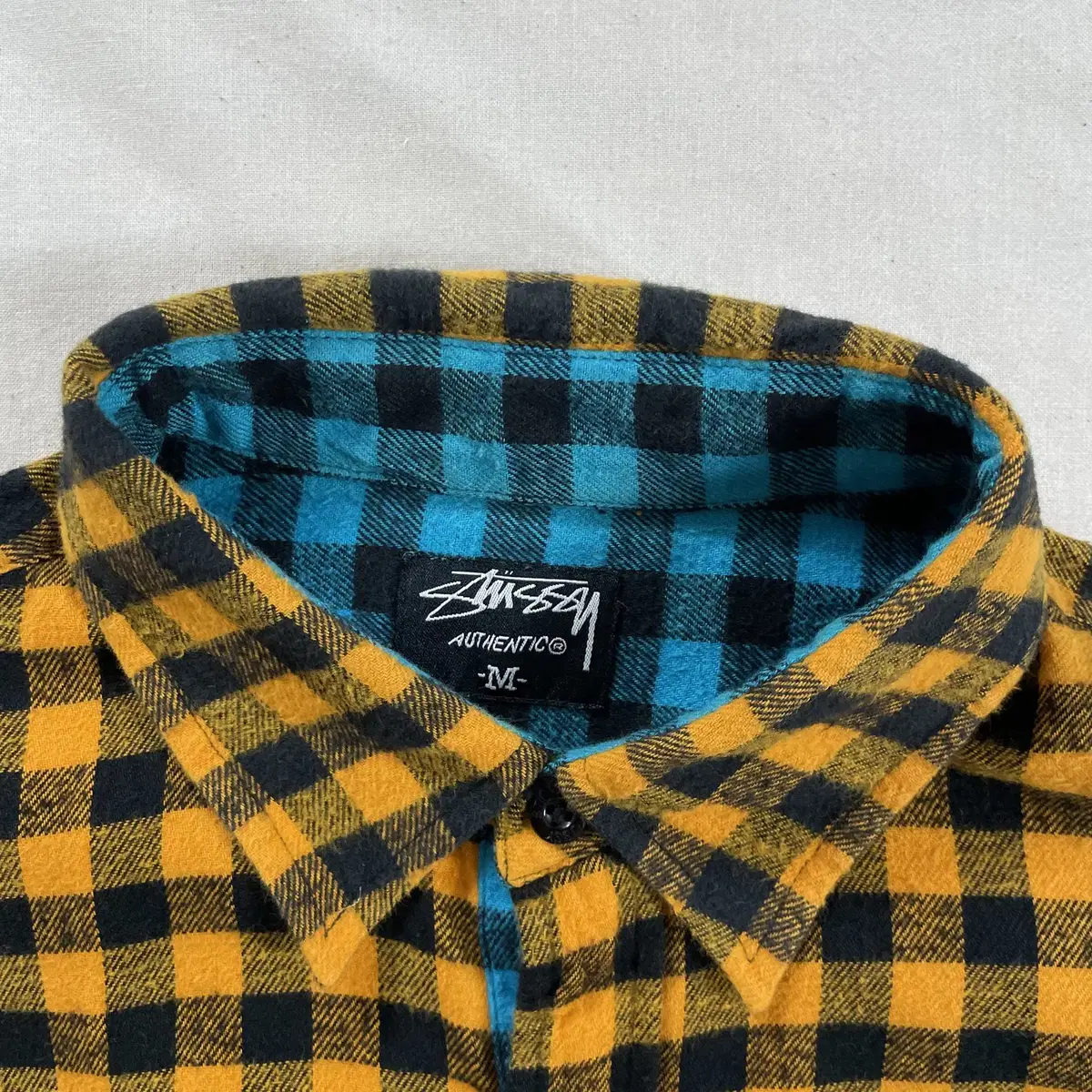 Stussy 스투시 체크 셔츠  M