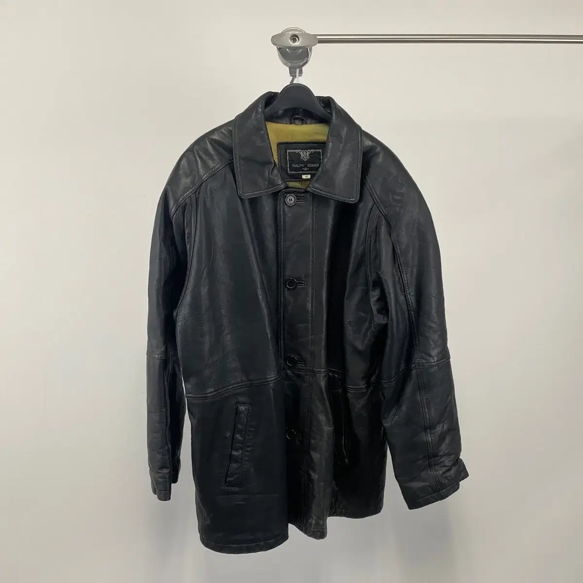 vintage ralph evans lamb leather jacket