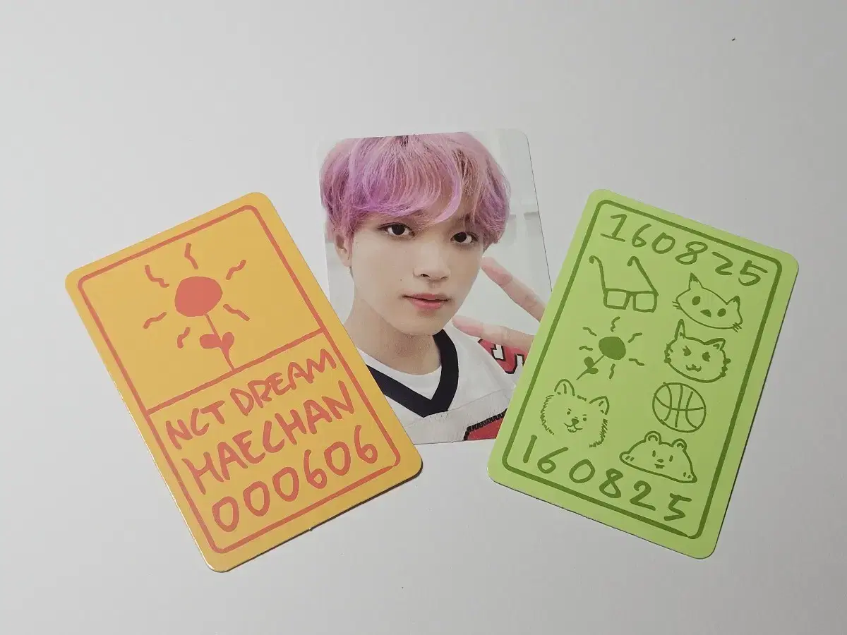 NCT Dream haechan 6th Anniversary Lucky Card Set