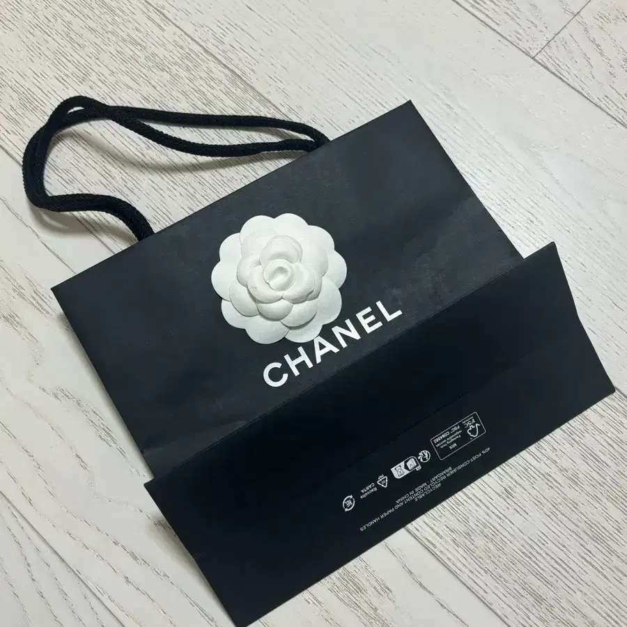 샤넬 chanel 정품 쇼핑백 작은 사이즈