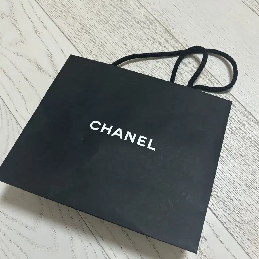 샤넬 chanel 정품 쇼핑백 작은 사이즈