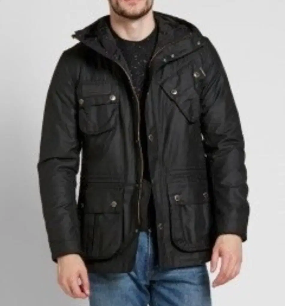 Brand New Original Barbour RETAIL FOG Wax Parka